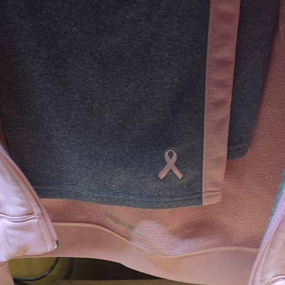 Under Armour Pink and Gray Zip-Up Jacket - Picture 3 of 3